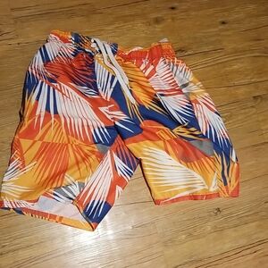 Tropical Print Men's Swim Shorts szXL NWOTS